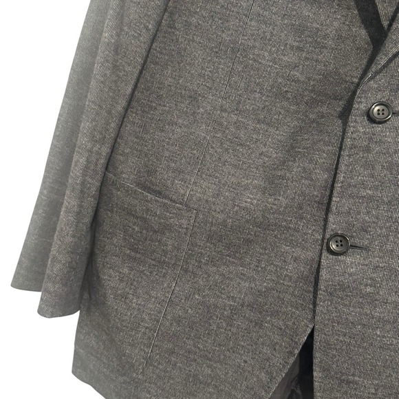 Canali Blazer Mens 54 Tweed Sport Coat Wool Cashmere Italy Harry Rosen Jacket - Picture 6 of 16